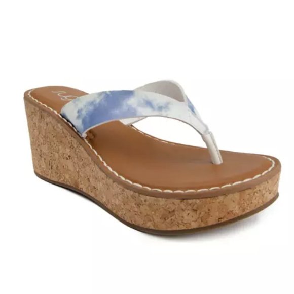Sugar Shoes - Sugar Daryn Wedge Sandals Size 6